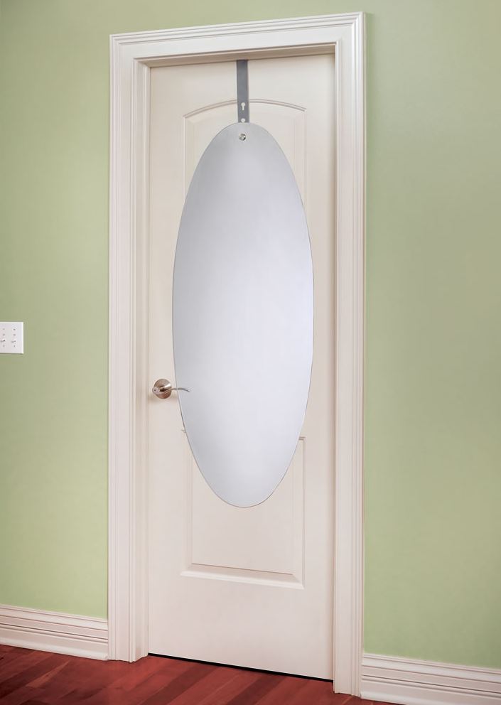 Over-the-door mirror from Hammacher Schlemmer