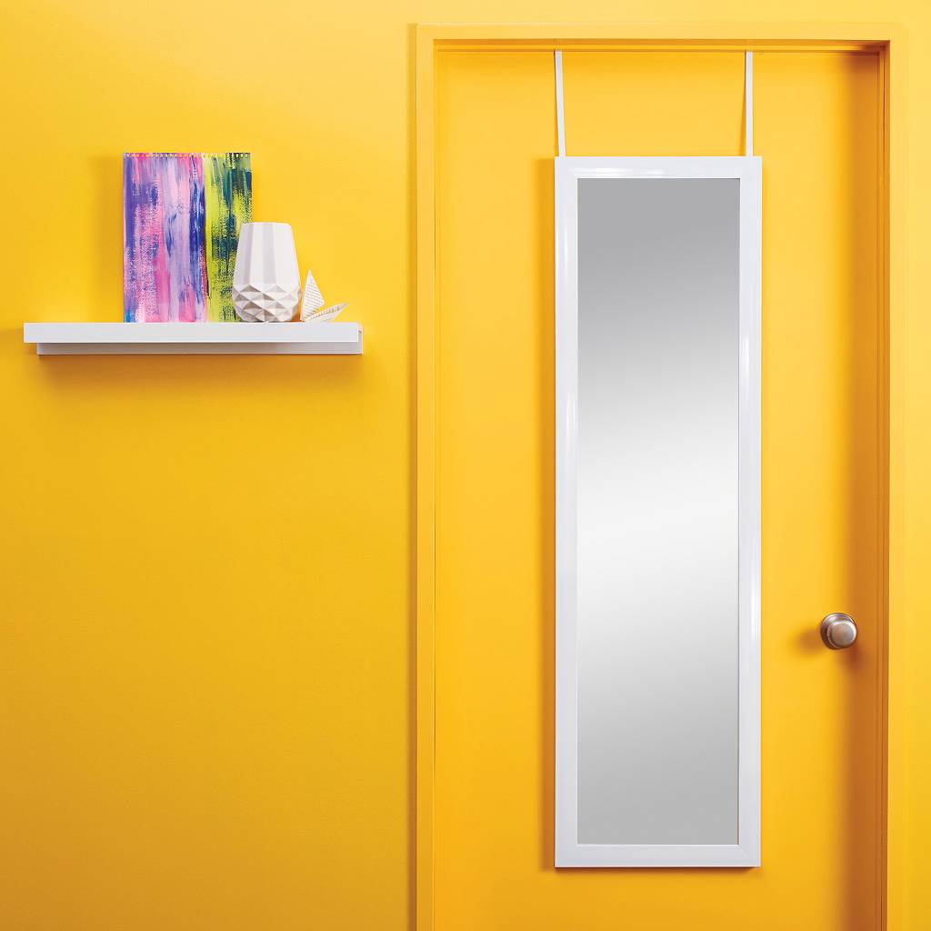 Over-the-door mirror in white from Target