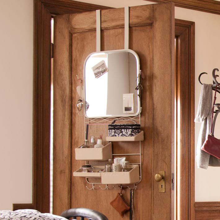 Bring Home Functional Style With An Over The Door Mirror