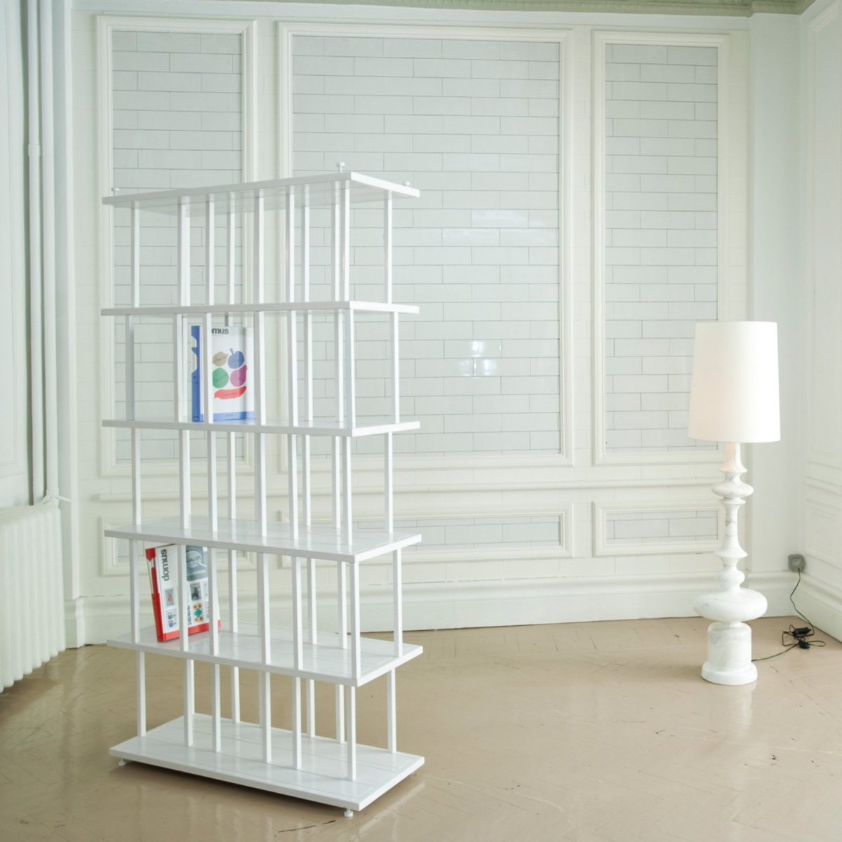 Reedy Bookcase and King Lamp