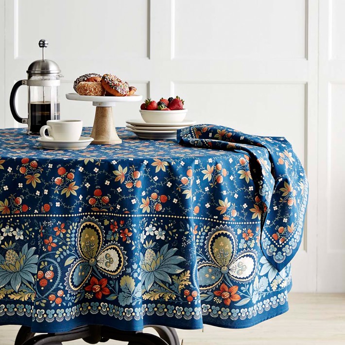 Round tablecloth from Williams-Sonoma