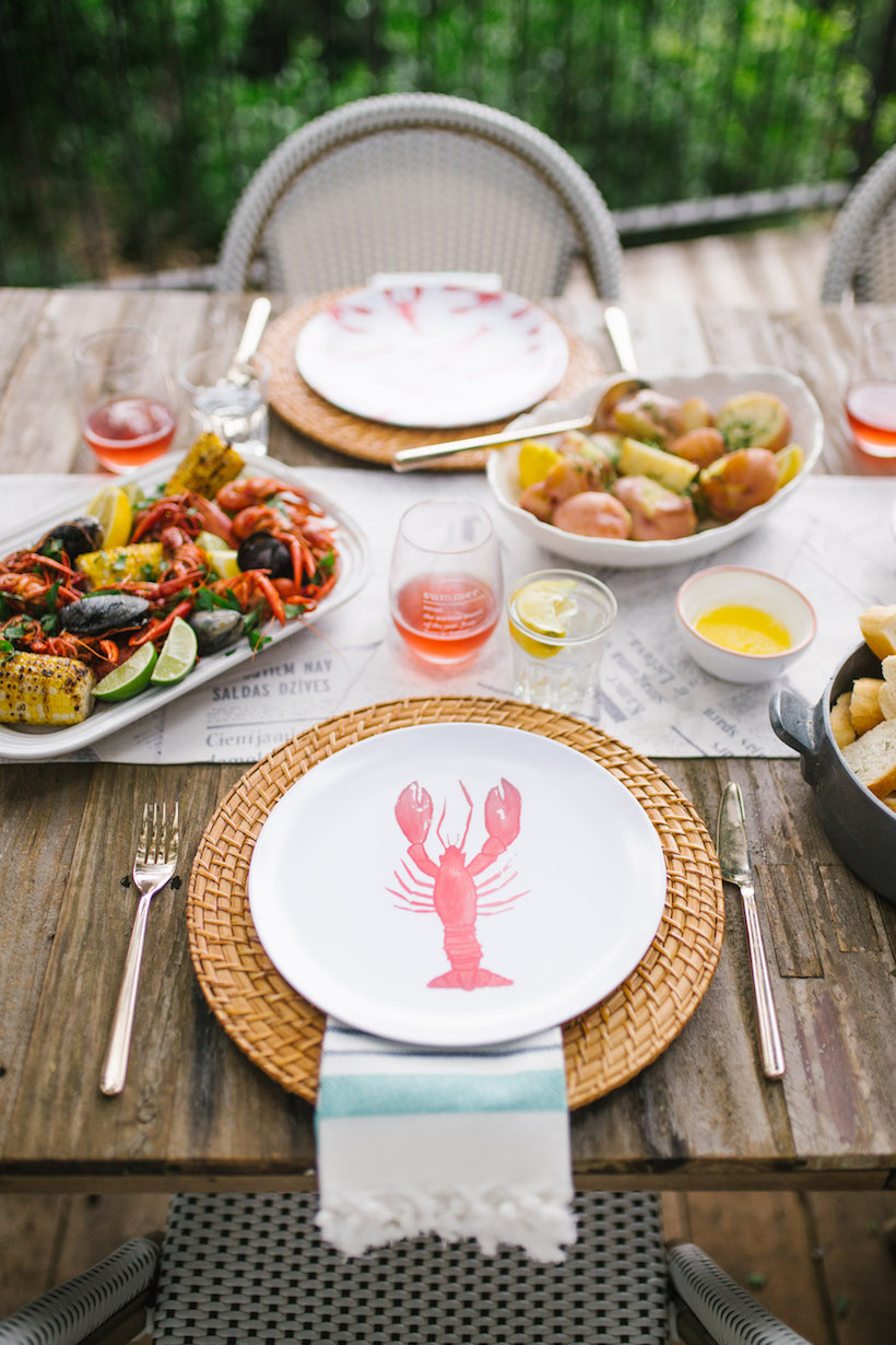 Seafood party from Camille Styles