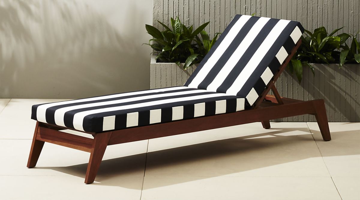 Striped lounger from CB2