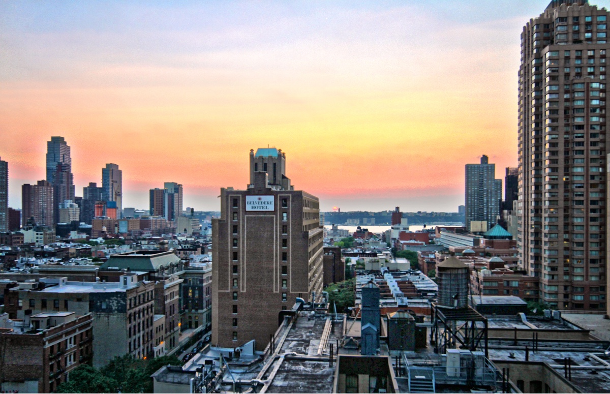 The Attic rooftop view.