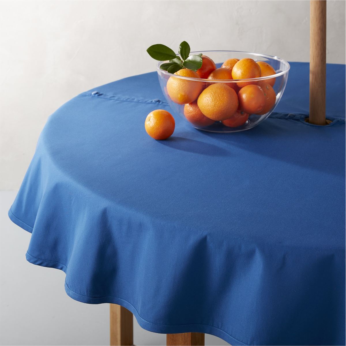 Umbrella tablecloth from Crate & Barrel