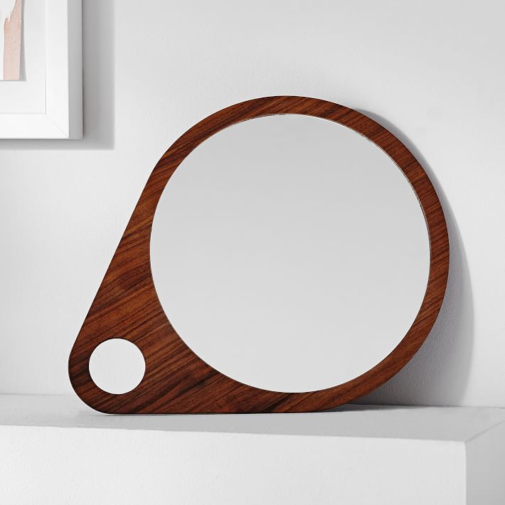 Walnut mirror from West Elm