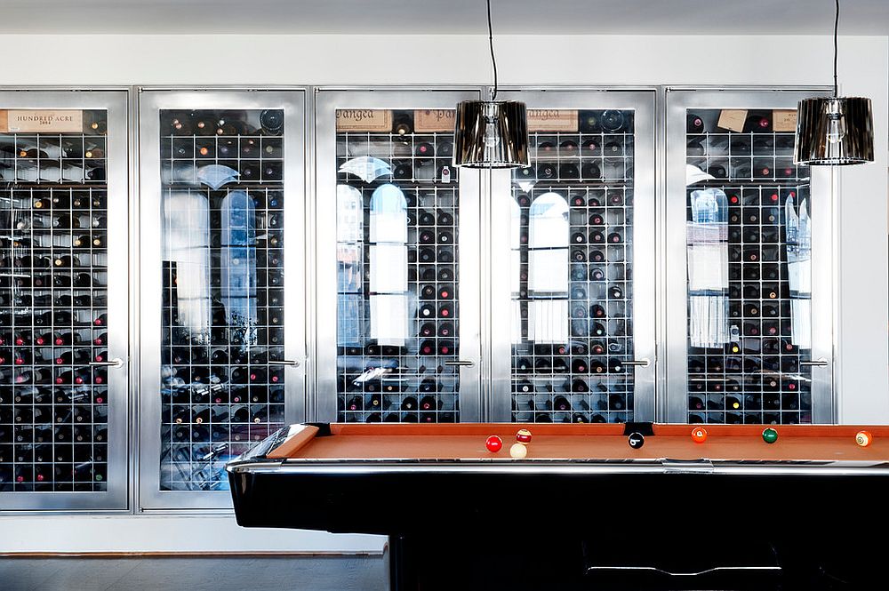 Wine cellar of the TriBeCa Penthouse in New York