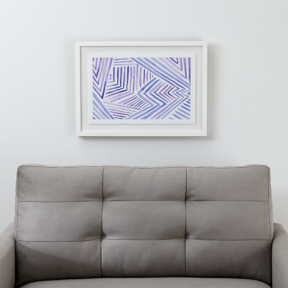 Angular print from Crate & Barrel