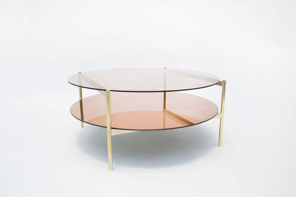 Circular coffee table from Yield