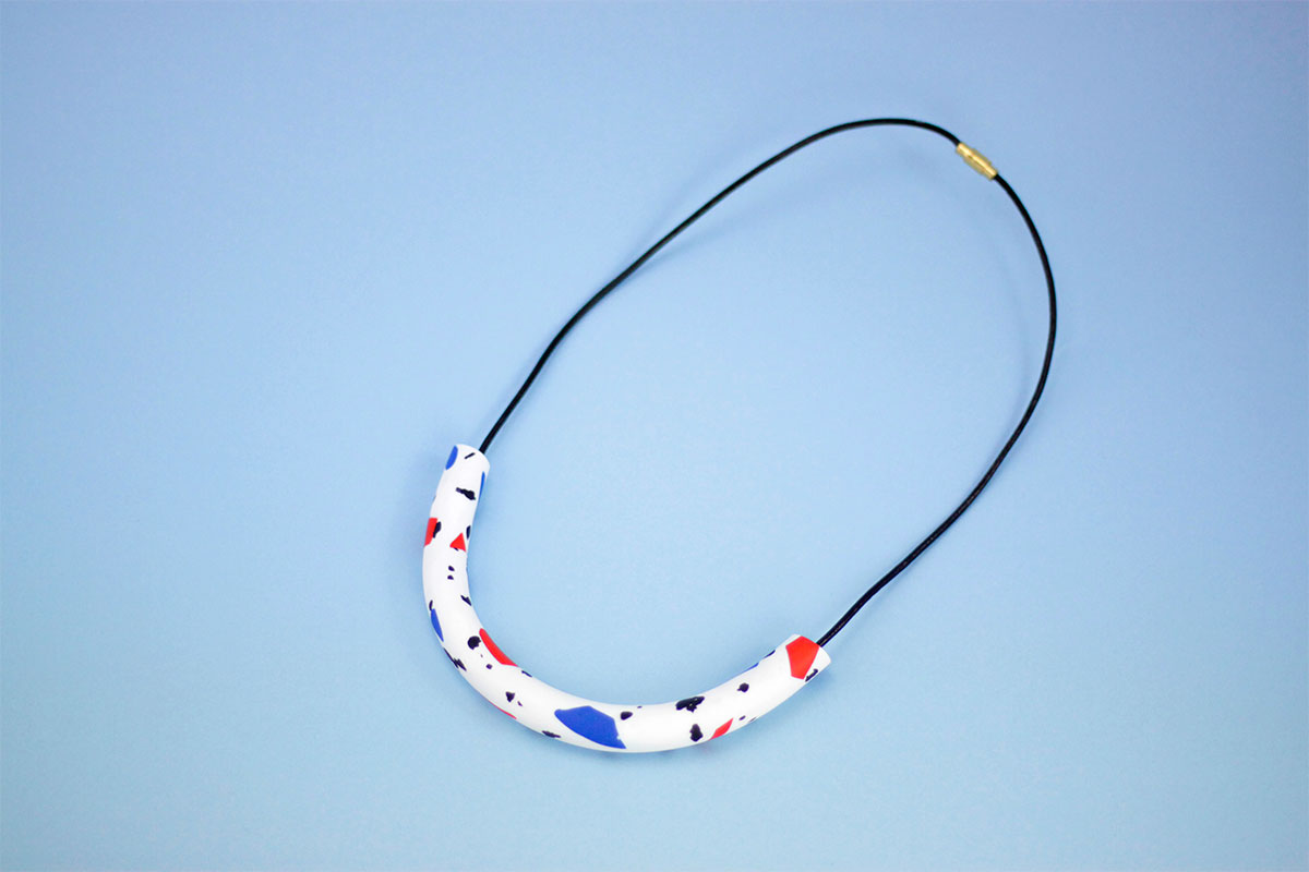 Clay necklace from Cool Machine