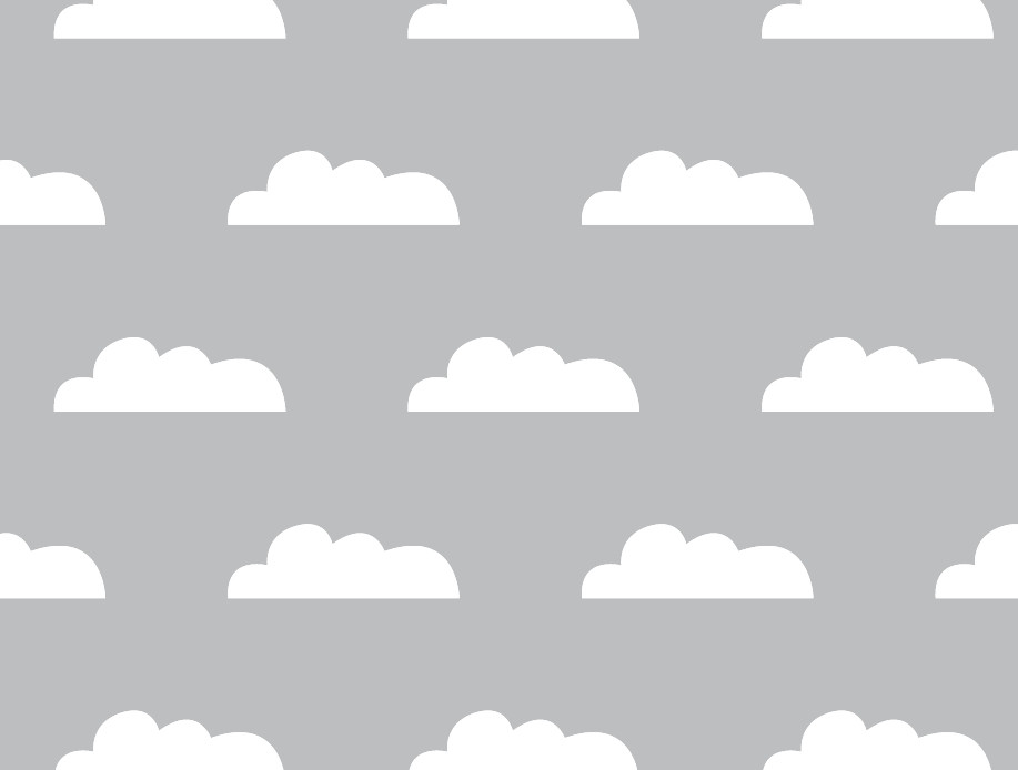 Cloud wall decals from weeDECOR