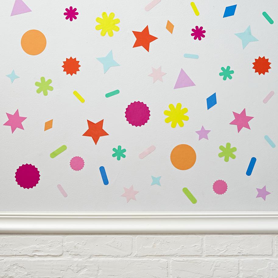 Colorful decals from The Land of Nod