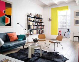 Beautiful Blocks of Color Bring Personality to Smart Barcelona Apartment