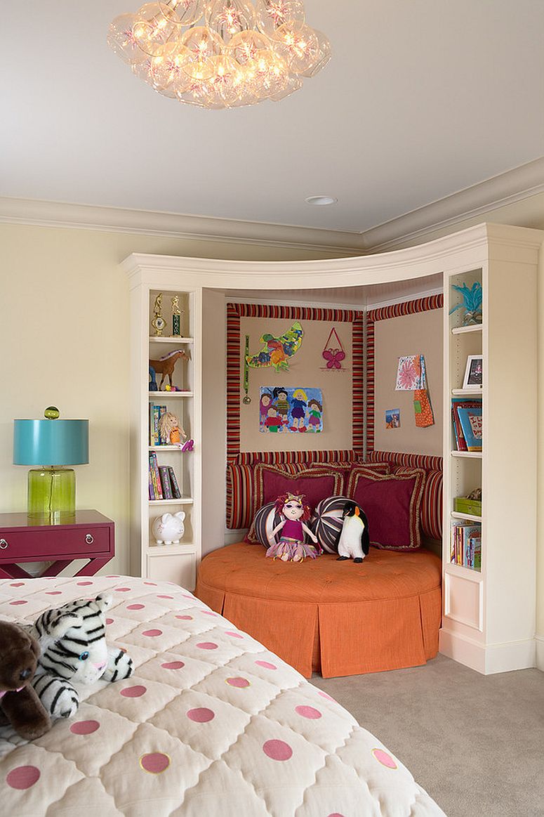 corner shelf kids room