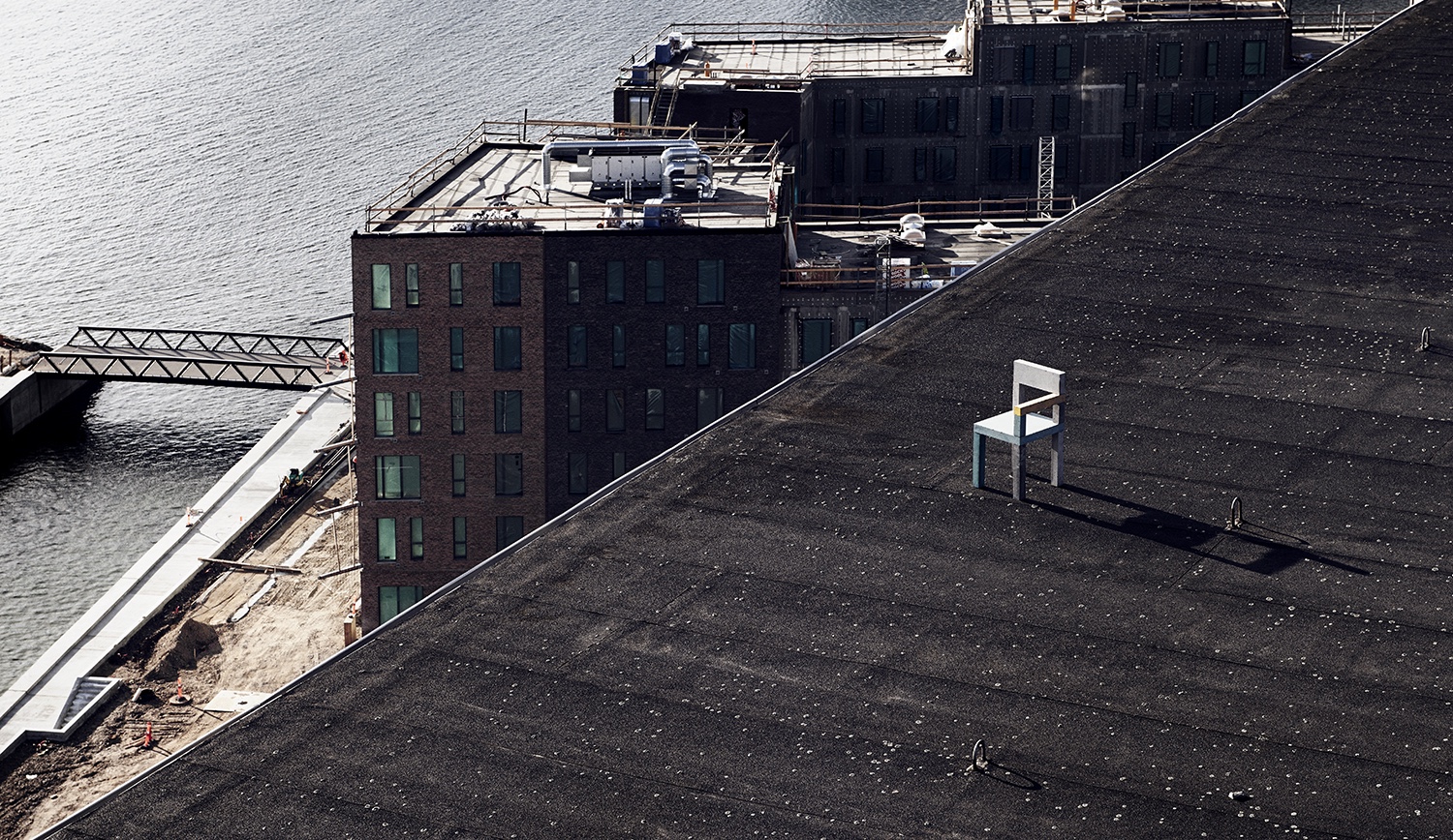 Concrete Chair Rooftop