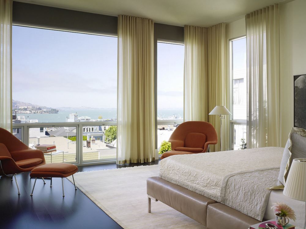 Room With Floor To Ceiling Windows, Floor To Ceiling Window Covering Ideas