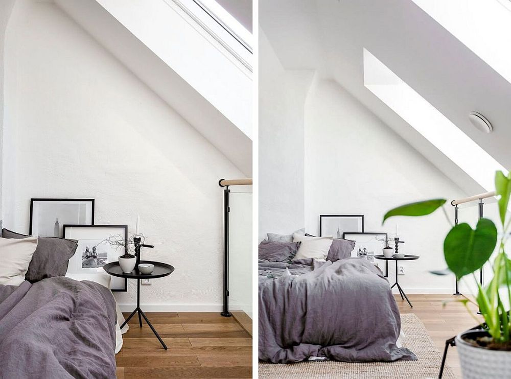 Decorating the small Scandinavian style bedroom in style