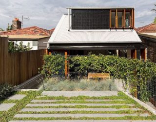 Budget Family Home in Sydney Uses Reclaimed Bricks, Concrete and Tile