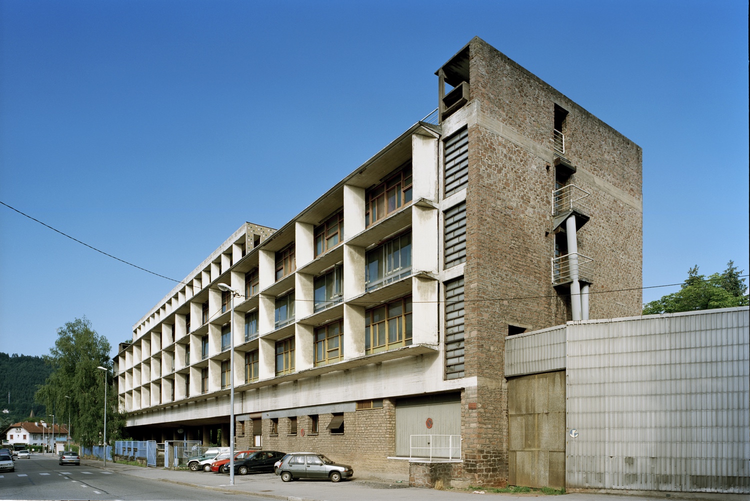 Usine Claude et Duval Factory, Saint-Dié, France, 1946. Photo by Oliver Martin-Gambier © FLC/ADAGP.