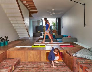 Unboxing Potential: Custom Design Turns the Floor into Toy Storage Space