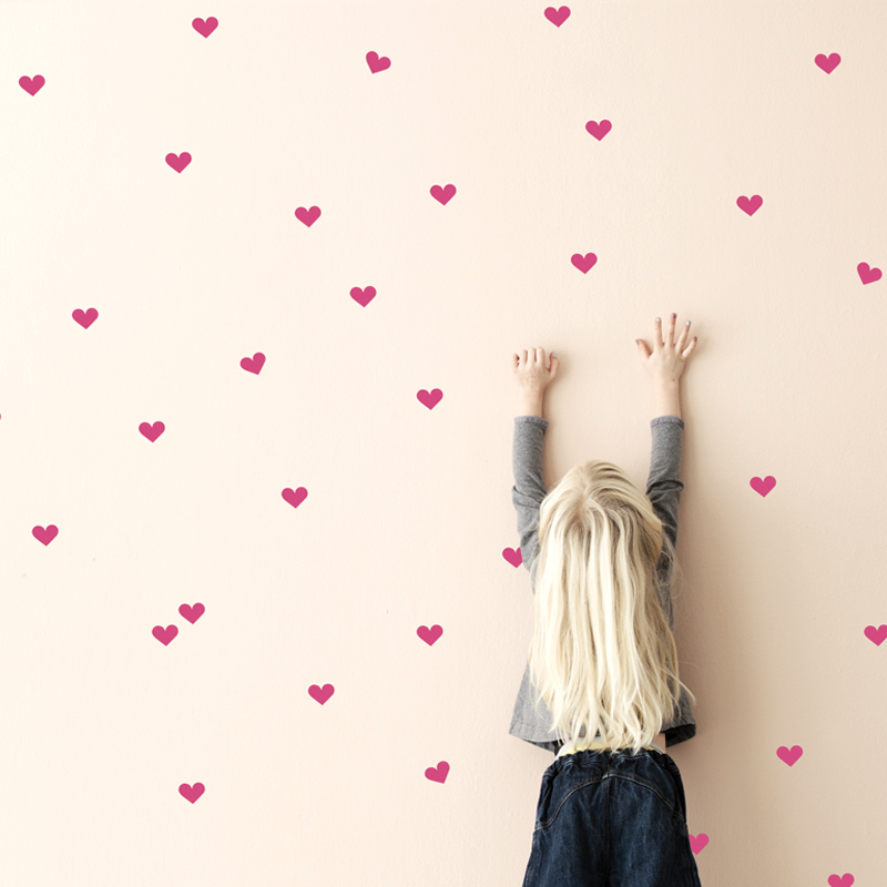 Heart wall decals from ferm LIVING