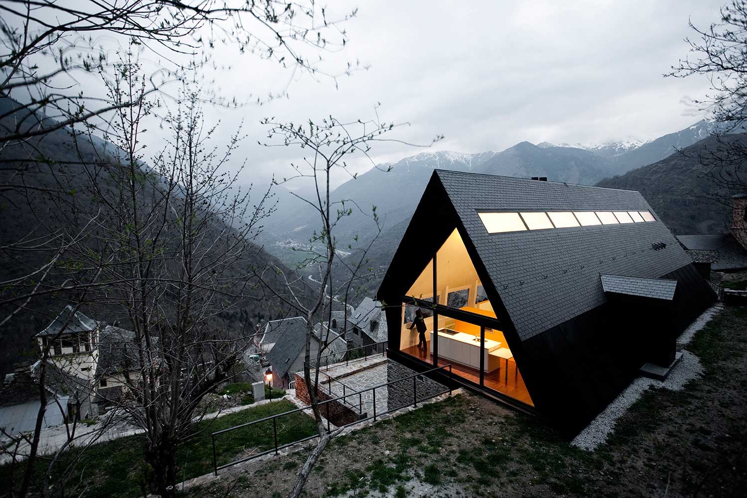 "House at the Pyrenees" in Spain's Aran Valley.