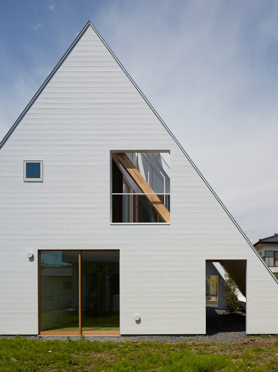 House in Utsunomiya, Tochigi Prefecture, Japan.