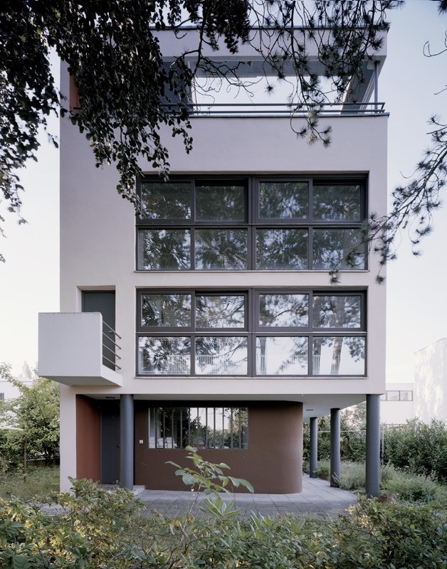 Individual house at Weissenhof Estate, Stuttgart, Germany, 1927. Photo by Birgita Gonzales © Landeshauptstadt.