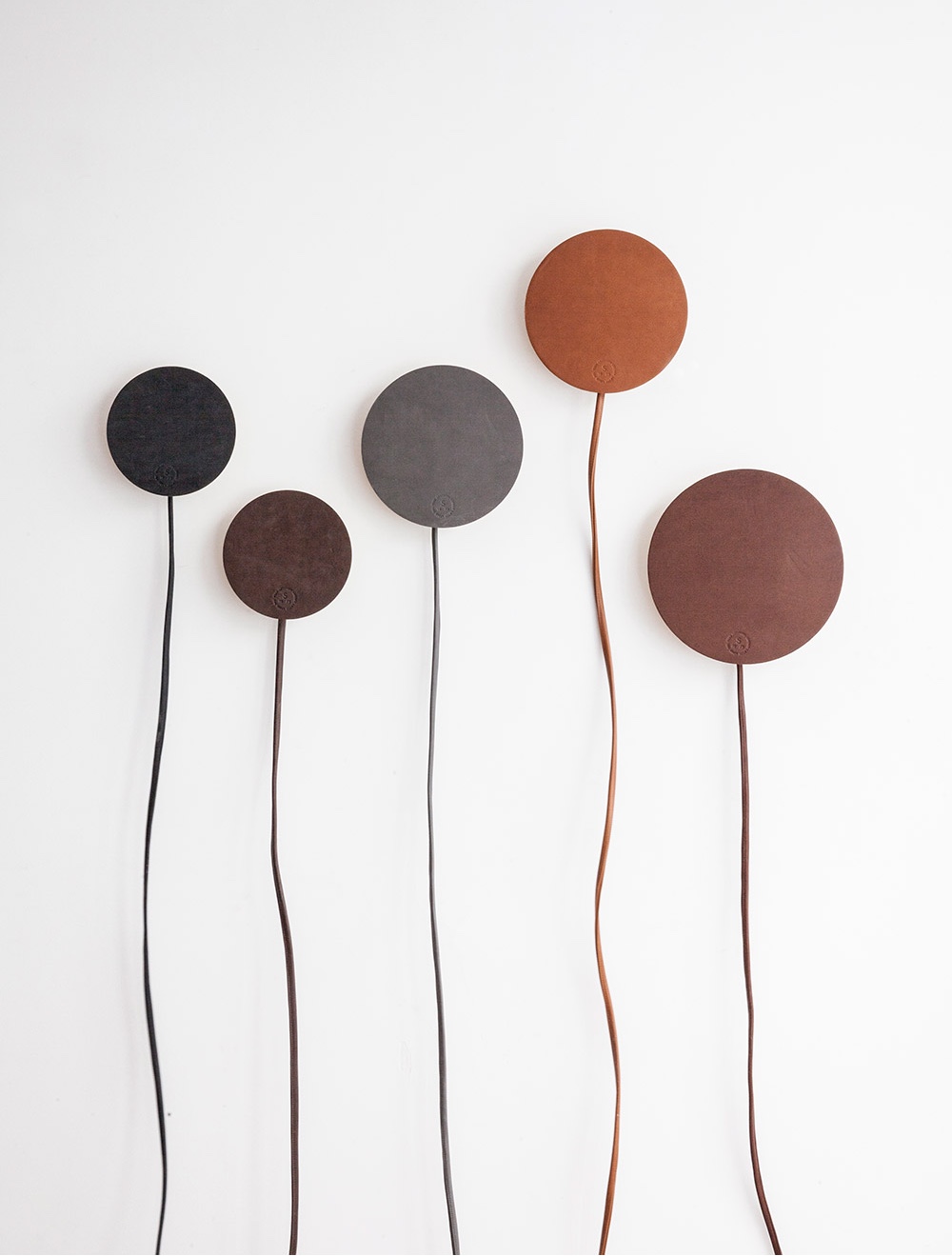 Lamps by Norm.Architects. Leather: Elegance, Dunes and Sense.