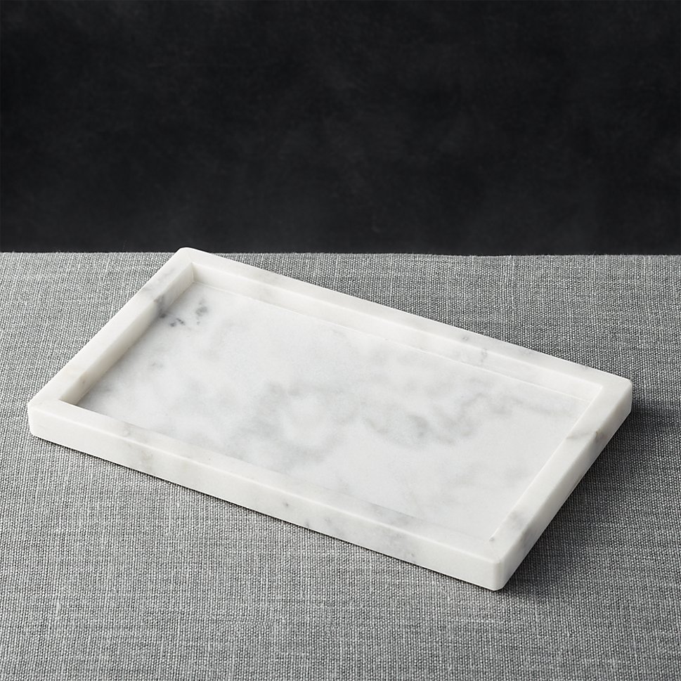 Marble tray from Crate & Barrel