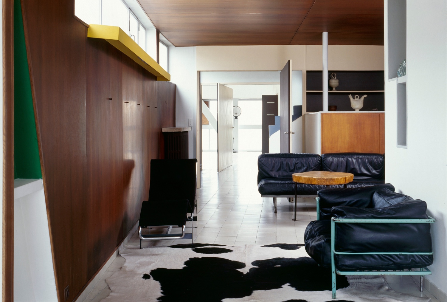 Le Corbusier's living room in his Molitor apartment. Photo by Oliver Martin-Gambier © FLC/ADAGP.