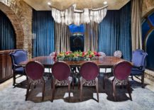 More restrained touches of Moroccan design give the dining space a stylish Mediterranean vibe 217x155 Exotic and Exquisite: 16 Ways to Give the Dining Room a Moroccan Twist