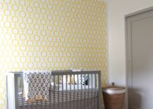 Nursery-with-a-yellow-wall-stencil-217x155
