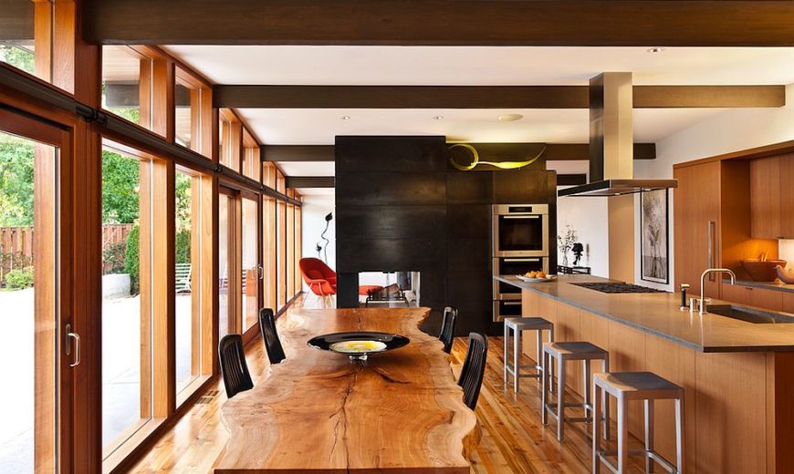 Raw Natural Goodness: 50 Live-Edge Dining Tables That Wow!
