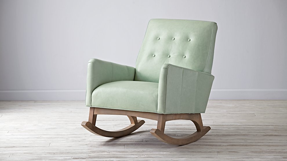 Retro-modern rocking chair from The Land of Nod