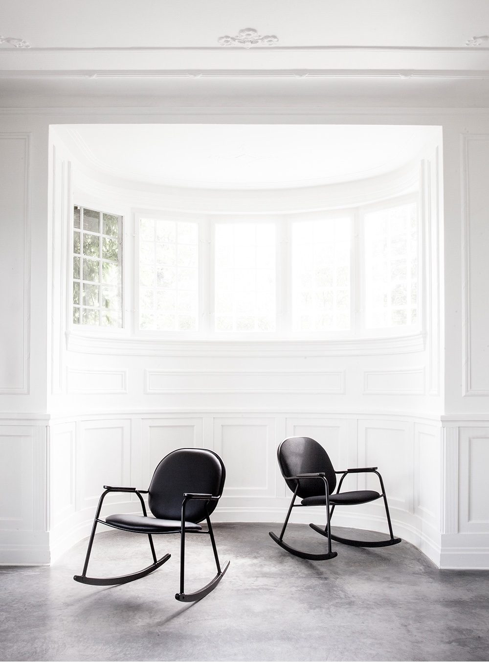 A collaboration between Frederik Alexander Werner and Sørensen Leather led to the launch of Werner’s Rocking Chair for Danish brand Menu.