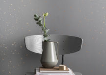 Speckled wallpaper from ferm LIVING 217x155 Chic Design Ideas for a Grey Kitchen