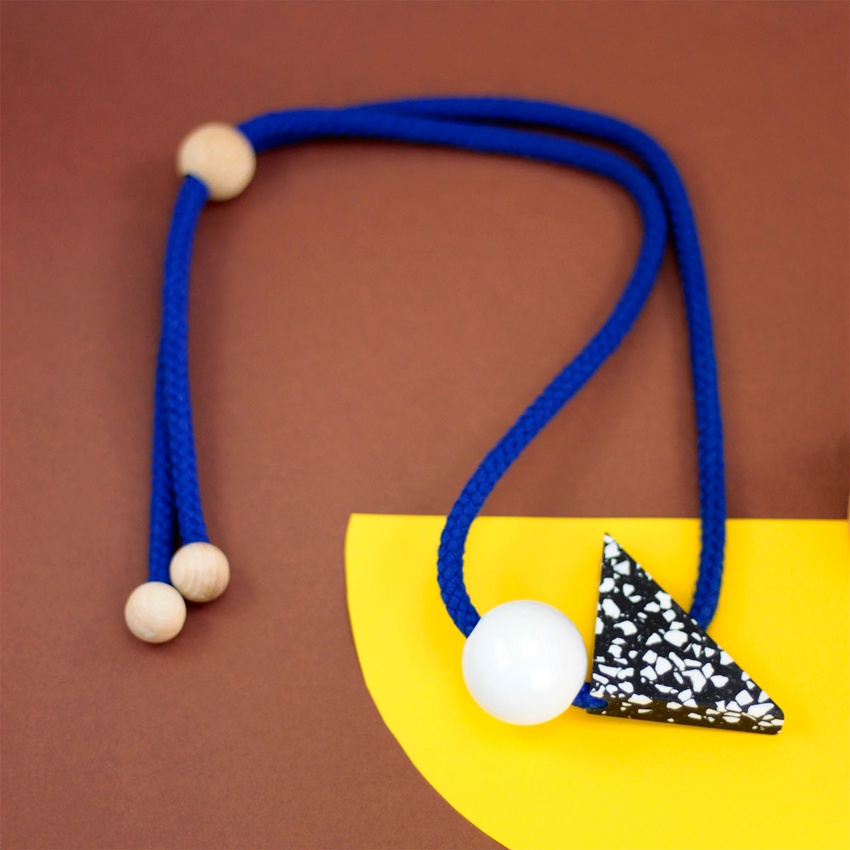 Terrazzo-motif necklace from Cool Machine