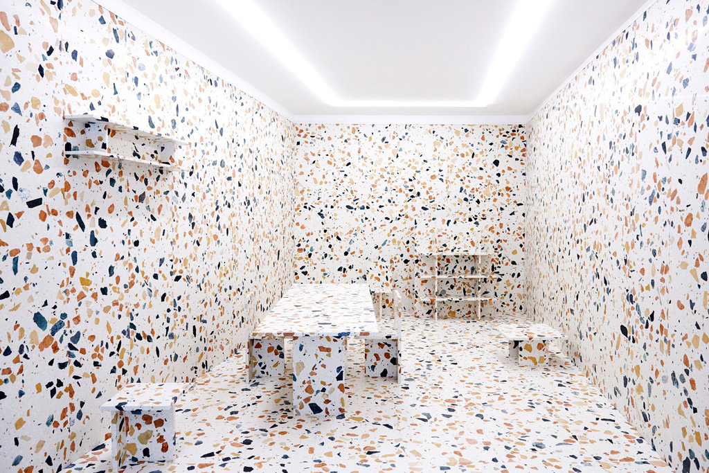 Terrazzo room by Max Lamb