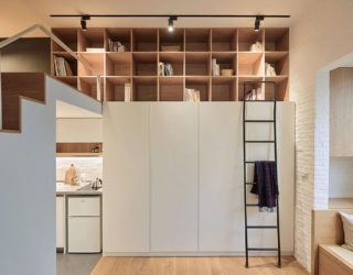 Going Vertical: Tiny 22-Sqm Apartment Maximizes Space in Style