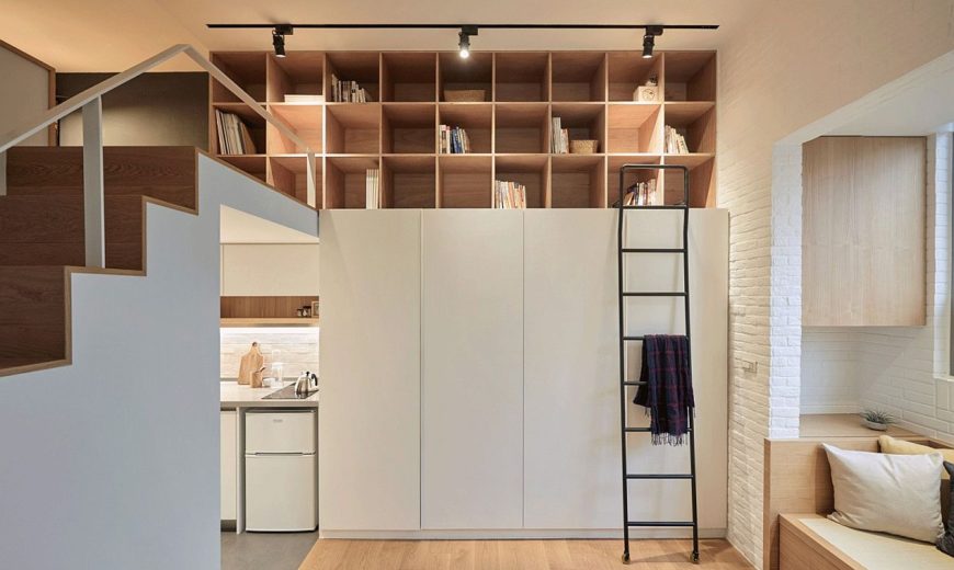 Going Vertical: Tiny 22-Sqm Apartment Maximizes Space in Style