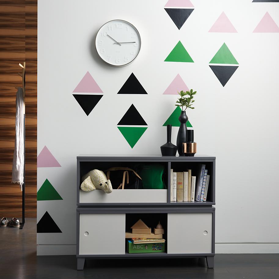 Triangle wall decals from The Land of Nod