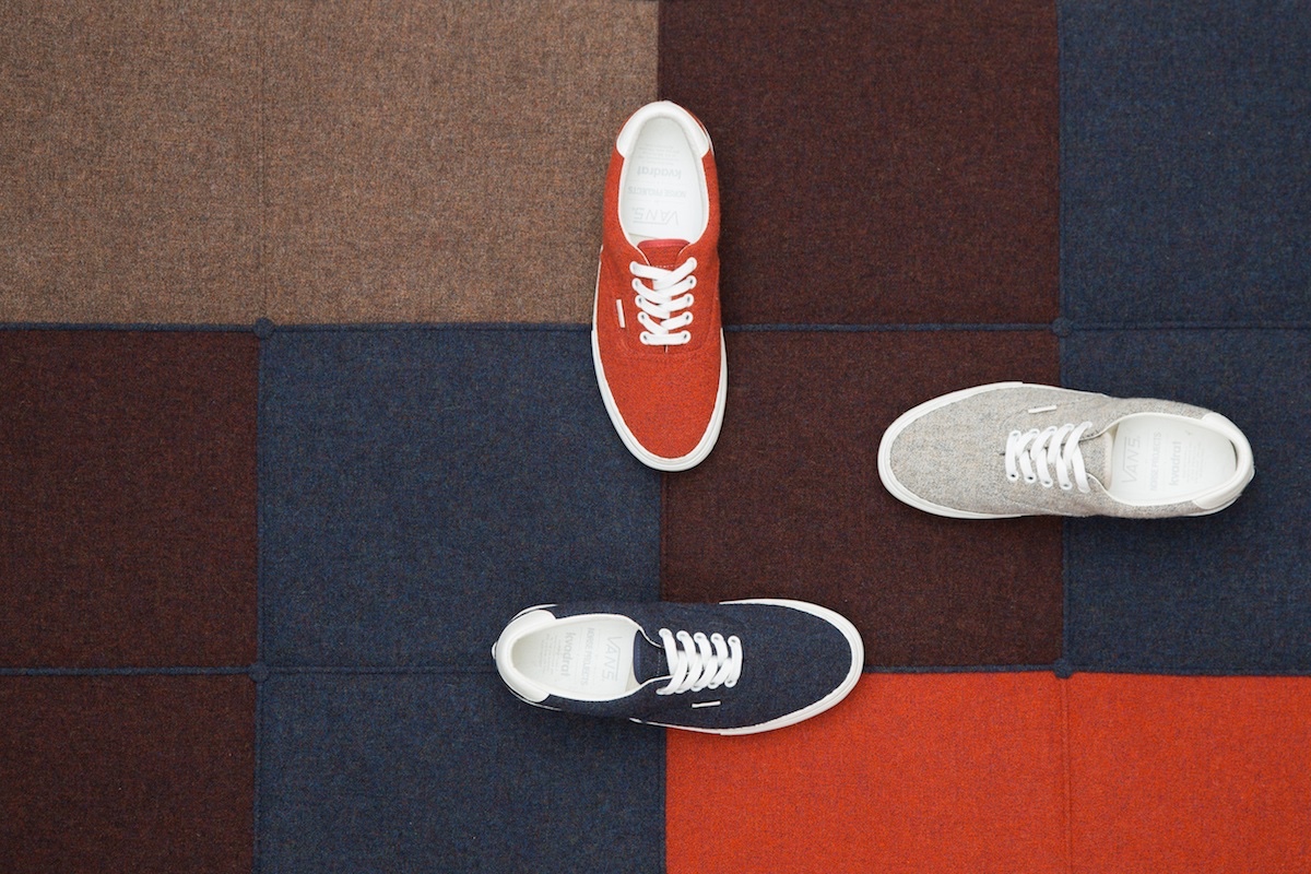 Vans Era and Chukka skateboard shoe models. Image courtesy of Norse Projects.