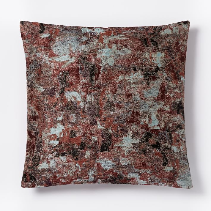 Watercolor-style pillow from West Elm