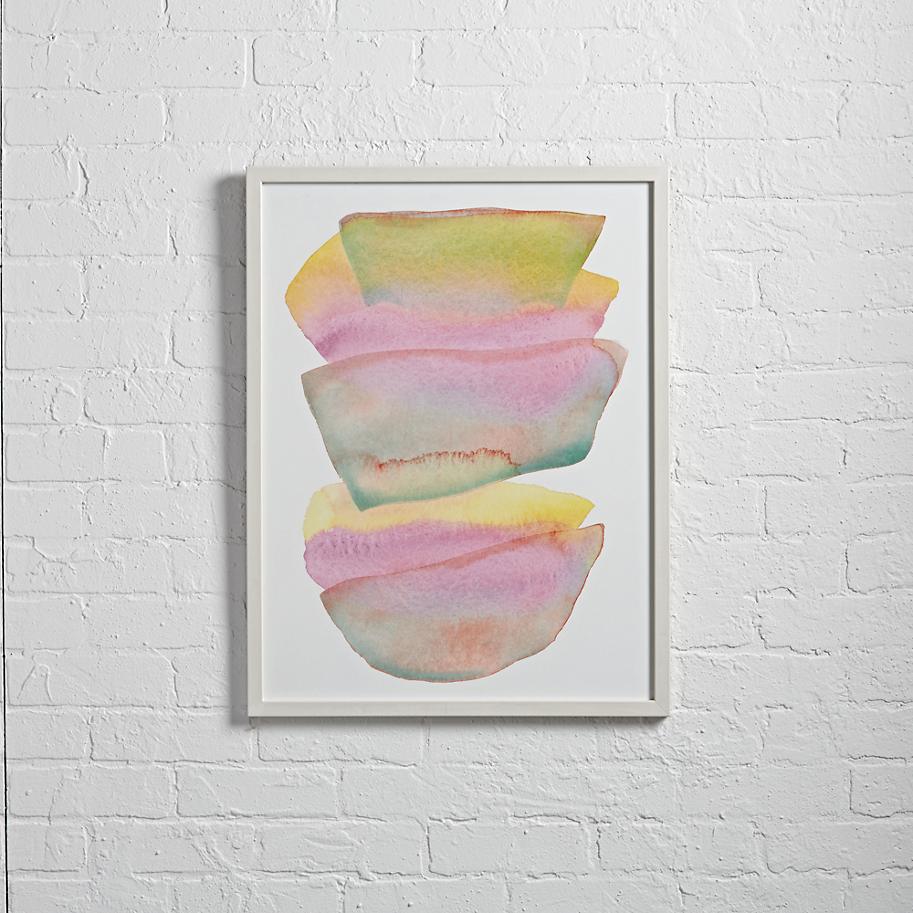 Watercolor wall art from The Land of Nod