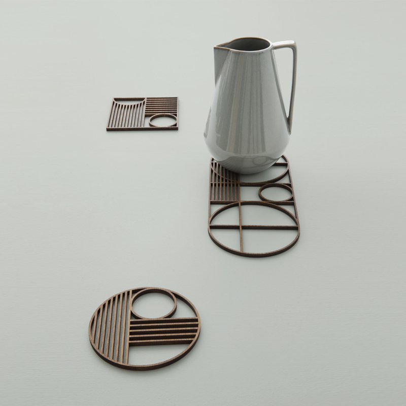 Wooden trivets from ferm LIVING