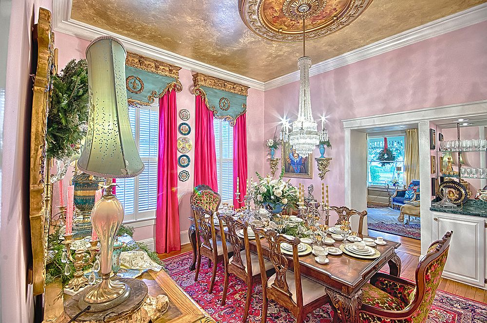 Absolutely stunning Victorian dining room! [From: Old River Antiques & Interiors]