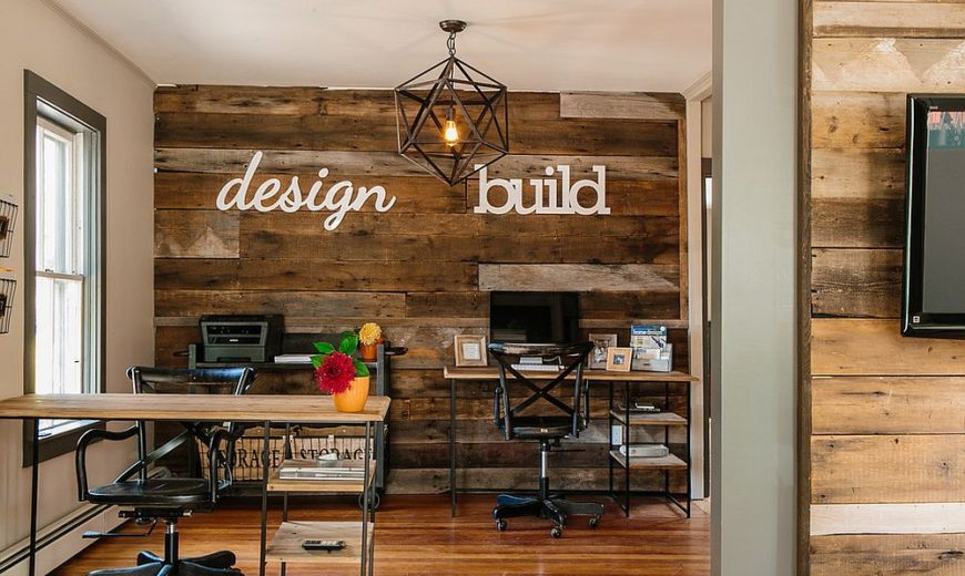 25 Ingenious Ways To Bring Reclaimed Wood Into Your Home Office