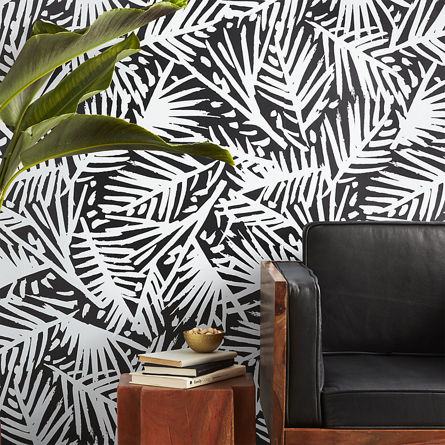 Black and white wallpaper from CB2