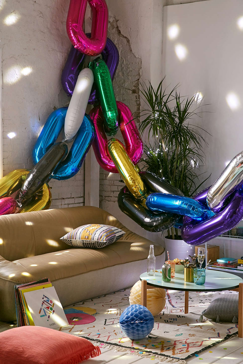 Colorful balloons from Urban Outfitters